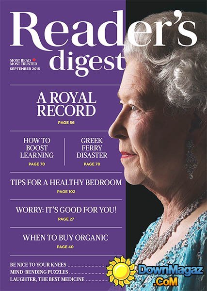 Reader's Digest Canada - September 2015 Reader's Digest Canada - September 2015