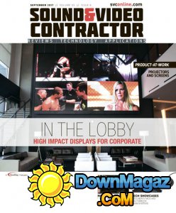 Sound & Video Contractor - 09.2017