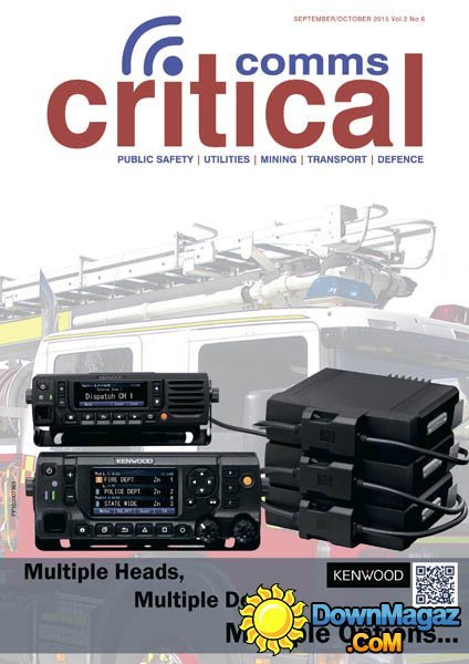 Critical Comms AU - September/October 2015 Critical Comms AU - September/October 2015