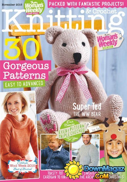 Woman's Weekly Knitting & Crochet UK - November 2015 Woman's Weekly Knitting & Crochet UK - November 2015