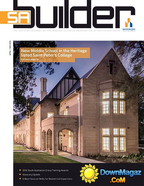 SA Builder - April/May 2016 SA Builder - April/May 2016
