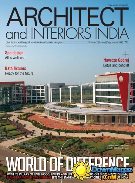 Architect & Interiors IN - September 2015 Architect & Interiors IN - September 2015