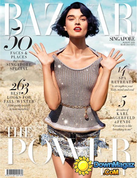 Harper's Bazaar Singapore - August 2015