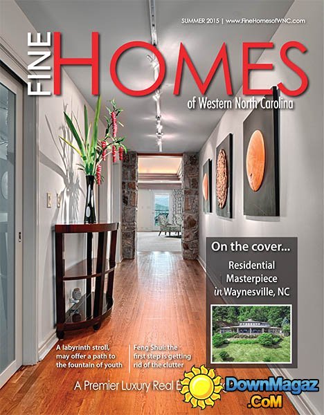 Fine Homes of Western North Carolina USA - Summer 2015