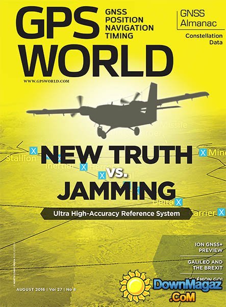 GPS World - August 2016 GPS World - August 2016