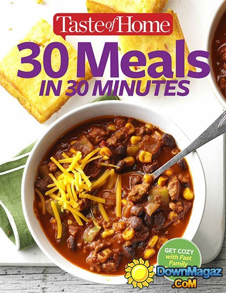 30 Meals in 30 Minutes - October 2016 30 Meals in 30 Minutes - October 2016