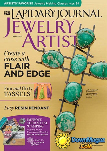 Lapidary Journal Jewelry Artist - April 2015