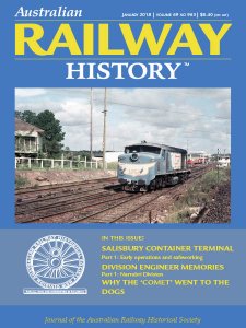 Australian Railway History - 01.2018 Australian Railway History - 01.2018
