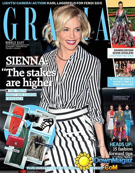 Grazia Middle East - 28 January 2015 Grazia Middle East - 28 January 2015