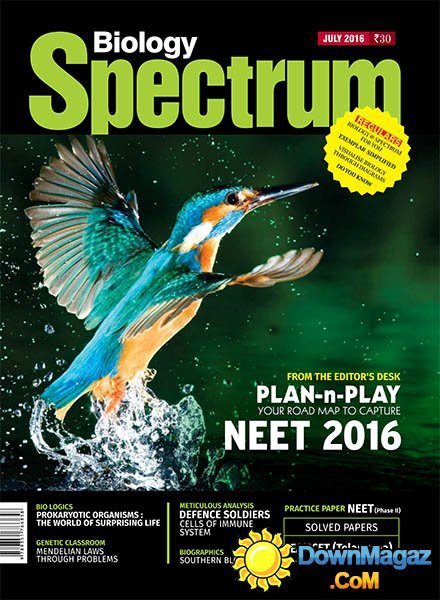 Spectrum Biology - July 2016 Spectrum Biology - July 2016
