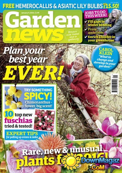 Garden News - 9 January 2016 Garden News - 9 January 2016
