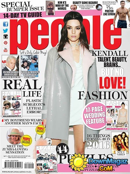 People SA - April 1, 2016 People SA - April 1, 2016