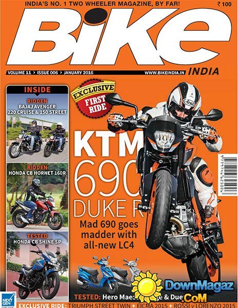 Bike IN - January 2016 Bike IN - January 2016