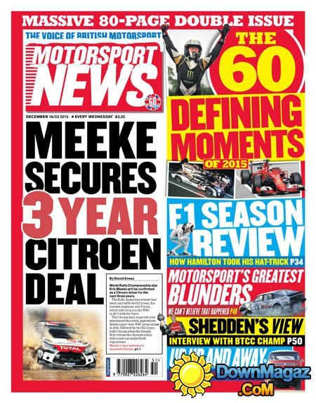 Motorsport News UK - 16 December 2015