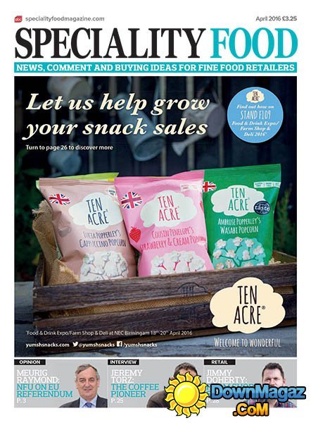 Speciality Food - March-April 2016