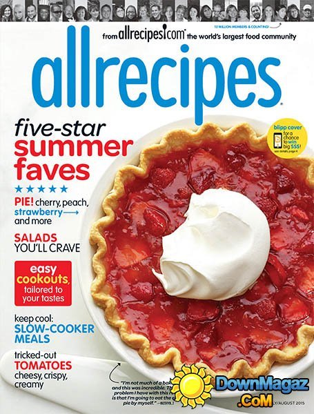 Allrecipes - June/July/August 2015