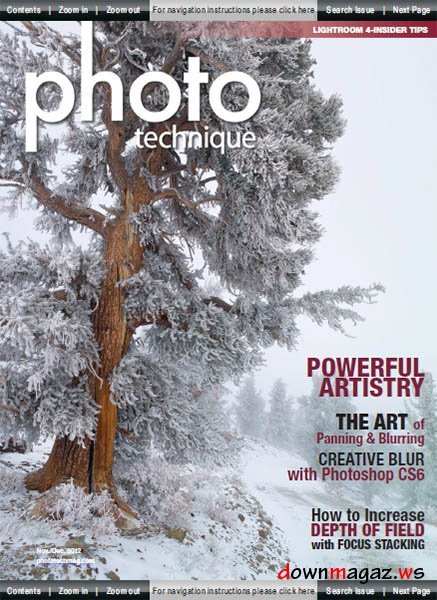 Photo Technique Magazine November/December 2012 Photo Technique Magazine November/December 2012