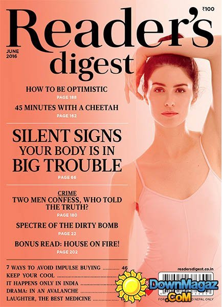 Reader's Digest IN - June 2016 Reader's Digest IN - June 2016