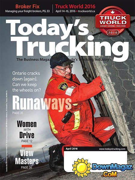 Today's Trucking - April 2016 Today's Trucking - April 2016