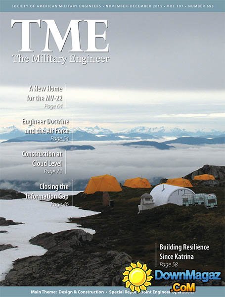 The Military Engineer USA - November/December 2015 The Military Engineer USA - November/December 2015