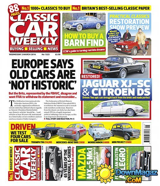 Classic Car Weekly - 2 March 2016 Classic Car Weekly - 2 March 2016