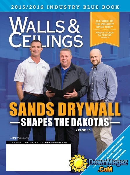 Walls & Ceilings USA - July 2015 Walls & Ceilings USA - July 2015
