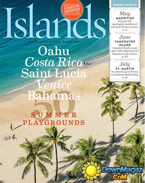 Islands - May/June 2016 Islands - May/June 2016
