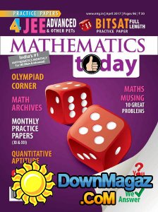 Mathematics Today - 04.2017 Mathematics Today - 04.2017