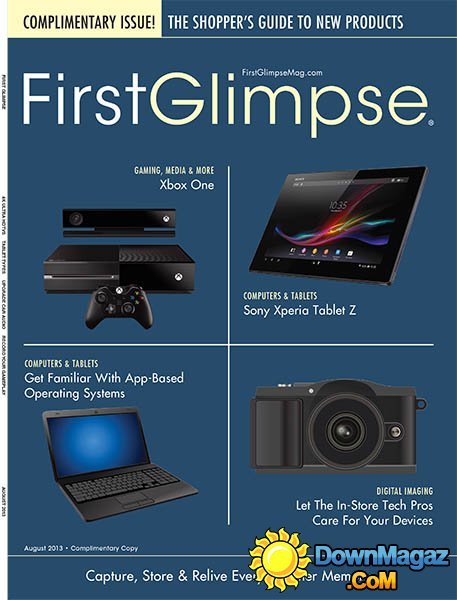 First Glimpse - August 2013 First Glimpse - August 2013