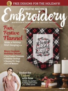 Creative Machine Embroidery - Winter 2019 Creative Machine Embroidery - Winter 2019
