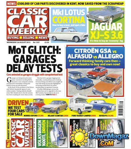 Classic Car Weekly UK - 26 August 2015 Classic Car Weekly UK - 26 August 2015