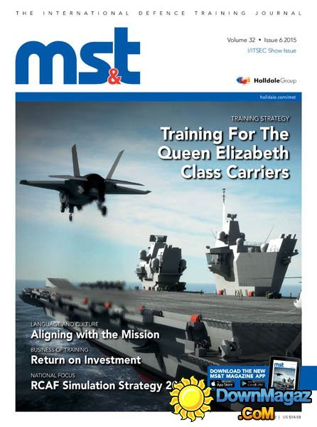 Military Simulation & Training Magazine - Vol 32 Issue 6, 2015 Military Simulation & Training Magazine - Vol 32 Issue 6, 2015