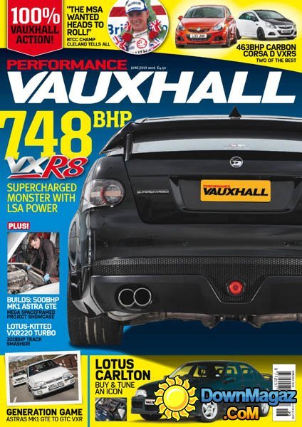 Performance Vauxhall - June - July 2016 Performance Vauxhall - June - July 2016