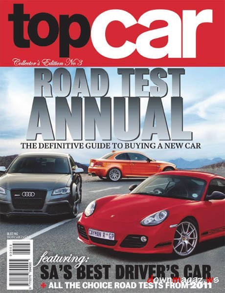 topCar Road Test Annual Collector's Edition No 3 - 2012 South Africa topCar Road Test Annual Collector's Edition No 3 - 2012 South Africa