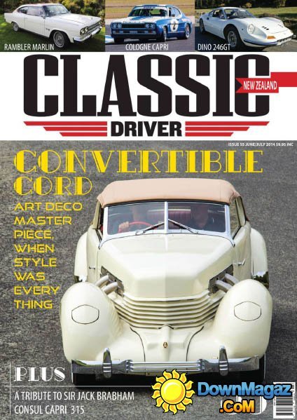 Classic Driver New Zeland - June/July 2014