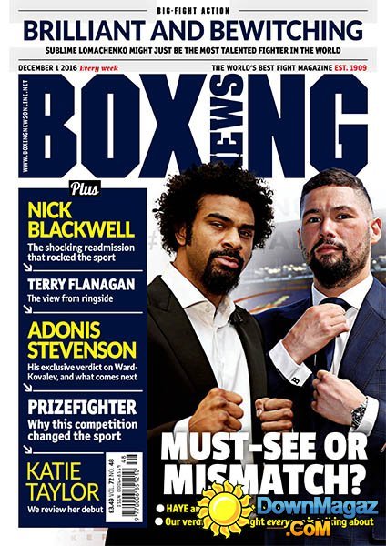 Boxing News - 01.12.2016 Boxing News - 01.12.2016