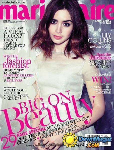 Marie Claire South Africa - April 2014 Marie Claire South Africa - April 2014