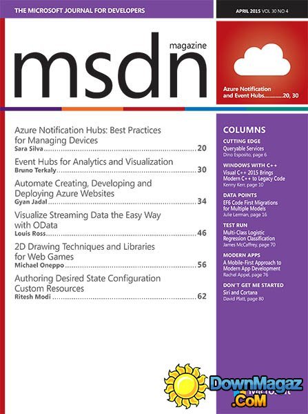 MSDN - April 2015 MSDN - April 2015