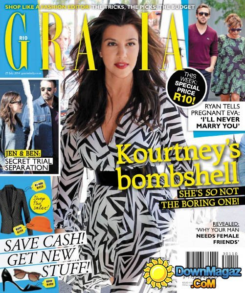 Grazia South Africa - 23 July 2014 Grazia South Africa - 23 July 2014