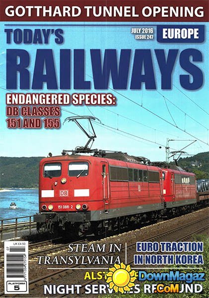 Todays Railways Europe - July 2016