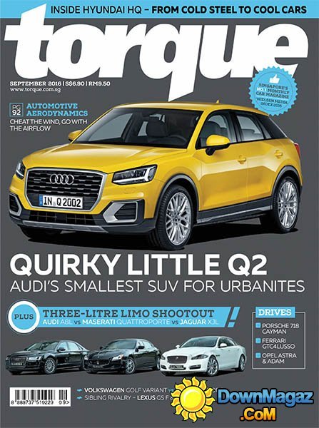 Torque SG - September 2016 Torque SG - September 2016