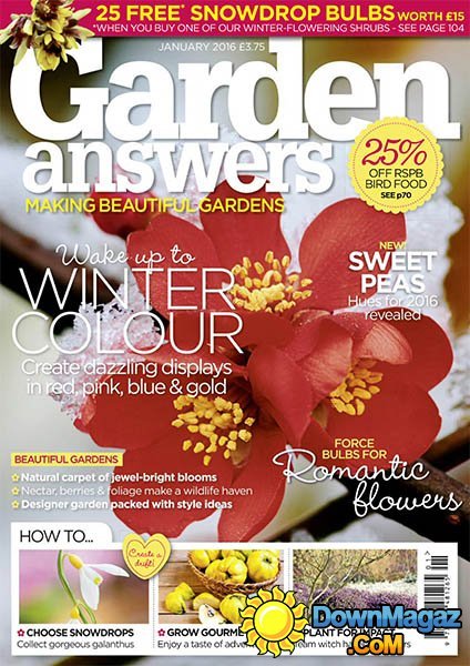 Garden Answers UK - Janaury 2016 Garden Answers UK - Janaury 2016