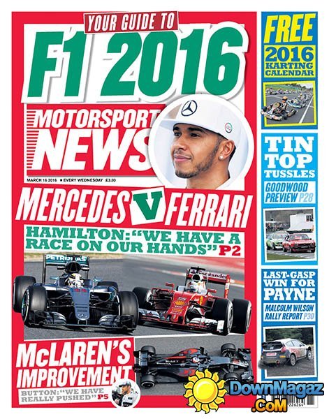 Motorsport News - March 16, 2016 Motorsport News - March 16, 2016