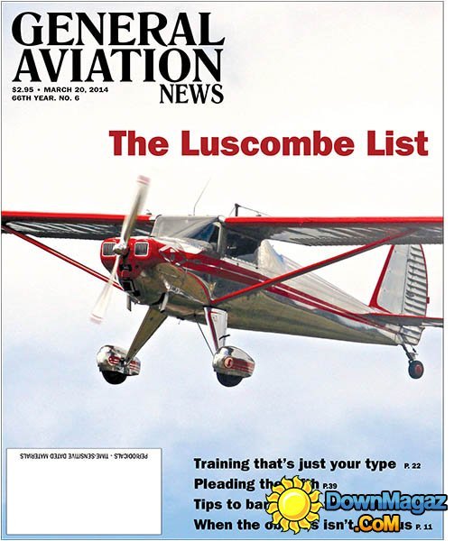 General Aviation News – March 20, 2014