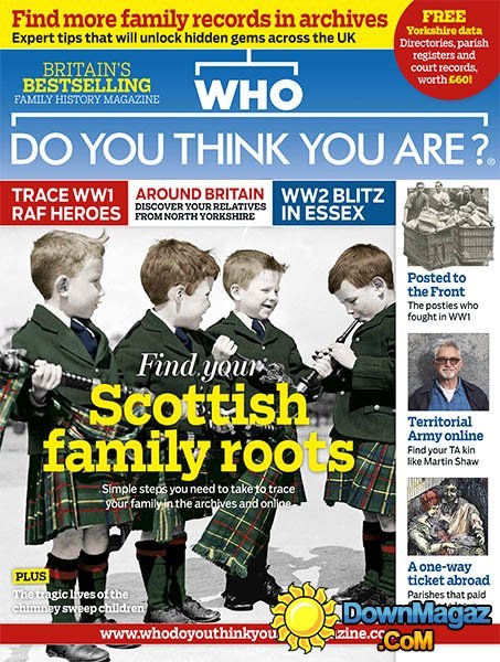 Who Do You Think You Are? - September 2014 Who Do You Think You Are? - September 2014