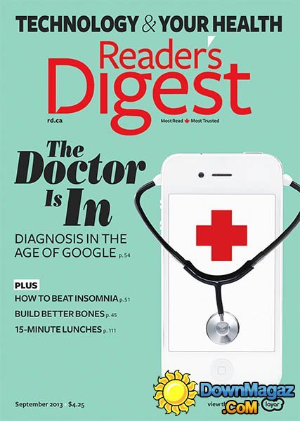 Reader's Digest Canada - September 2013 Reader's Digest Canada - September 2013