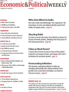 Economic & Political Weekly - 03.03.2018 Economic & Political Weekly - 03.03.2018