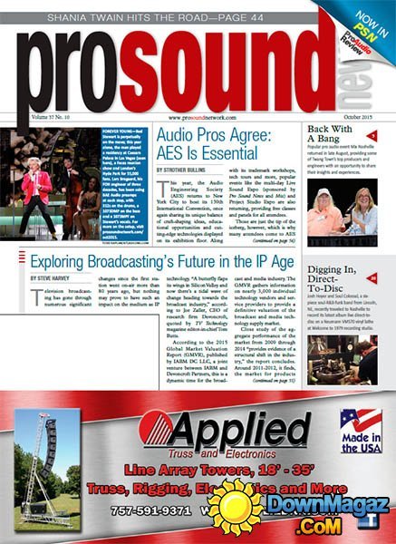 ProSound News USA - October 2015 ProSound News USA - October 2015