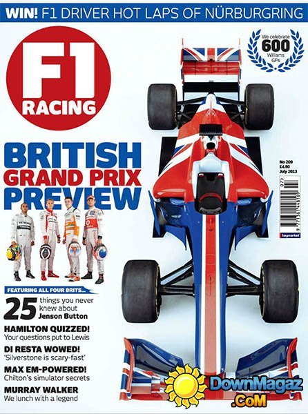 F1 Racing - July 2013 F1 Racing - July 2013