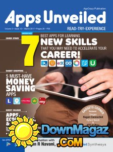 Apps Unveiled - 03.2017 Apps Unveiled - 03.2017